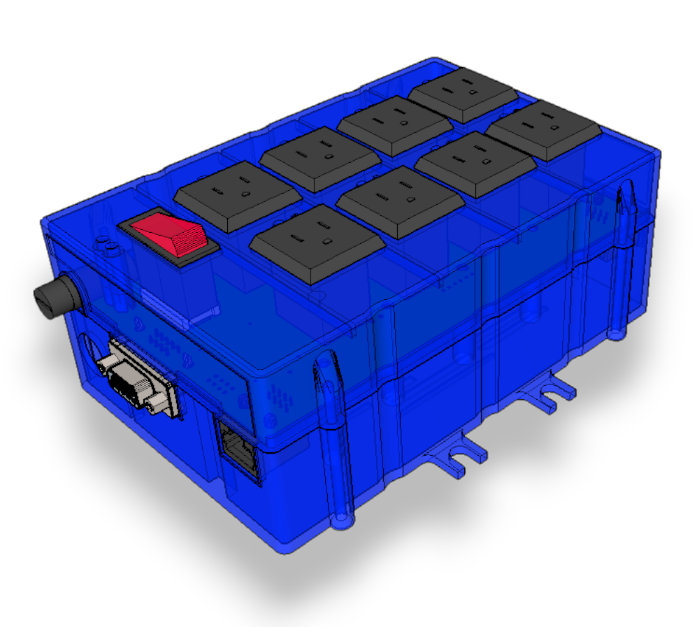 BlueLightning - 8 channel 120VAC controller