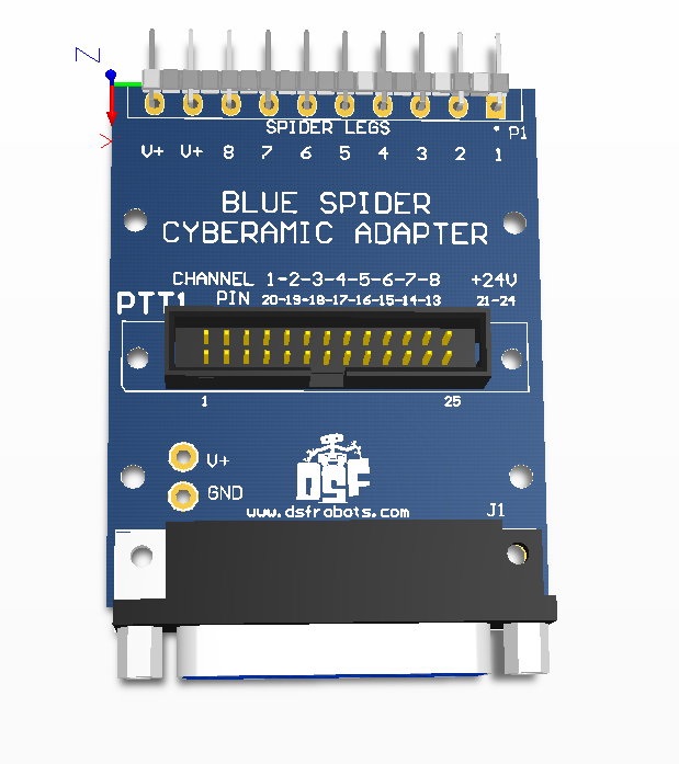 Blue Spider Cyberamic Adapter - Click Image to Close